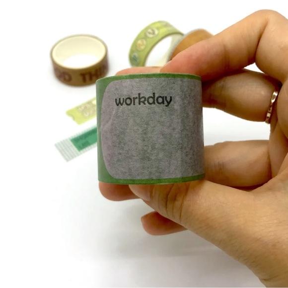 Brand New 4 Rolls of Productive Planning Washi Tape Back To School Students Art - Picture 10 of 11